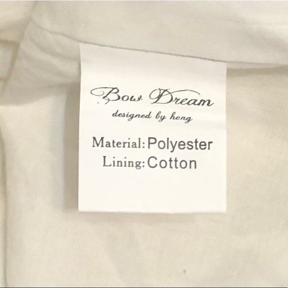 Bow Dreams Designed by hong - Ivory Flower Girl/Formal Dress w/Removable Bow 3-6 - Picture 10 of 12